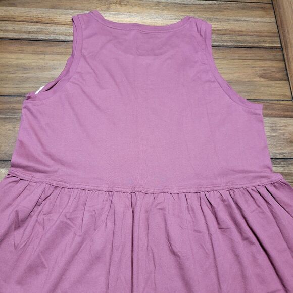 Universal Threads Sleeveless Dress Floor Length Maroon Size XL NWT - Picture 4 of 7